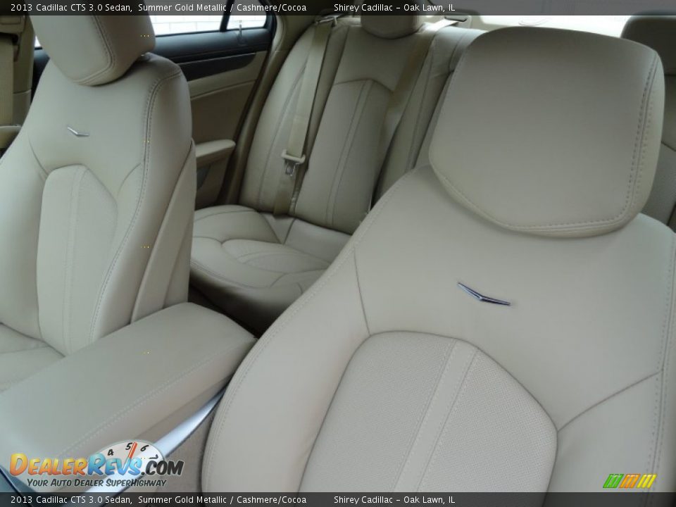 2013 Cadillac CTS 3.0 Sedan Summer Gold Metallic / Cashmere/Cocoa Photo #15