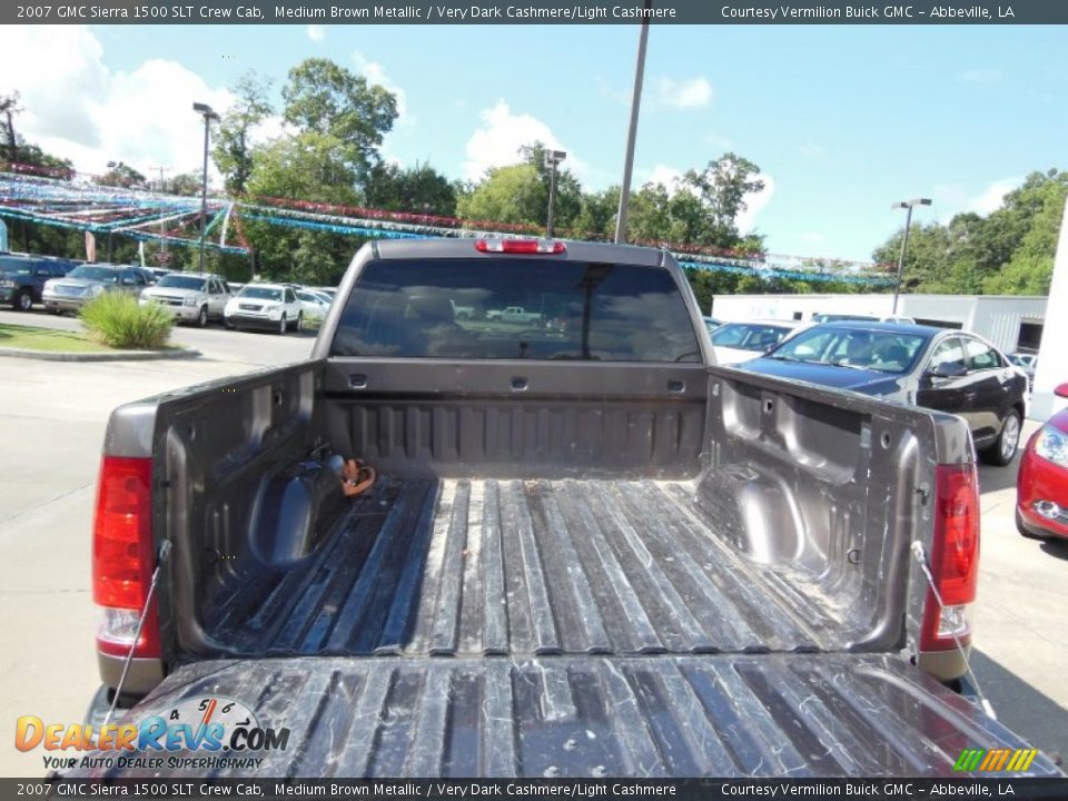 2007 GMC Sierra 1500 SLT Crew Cab Medium Brown Metallic / Very Dark Cashmere/Light Cashmere Photo #6