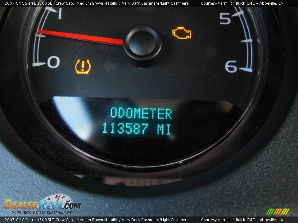 2007 GMC Sierra 1500 SLT Crew Cab Medium Brown Metallic / Very Dark Cashmere/Light Cashmere Photo #13