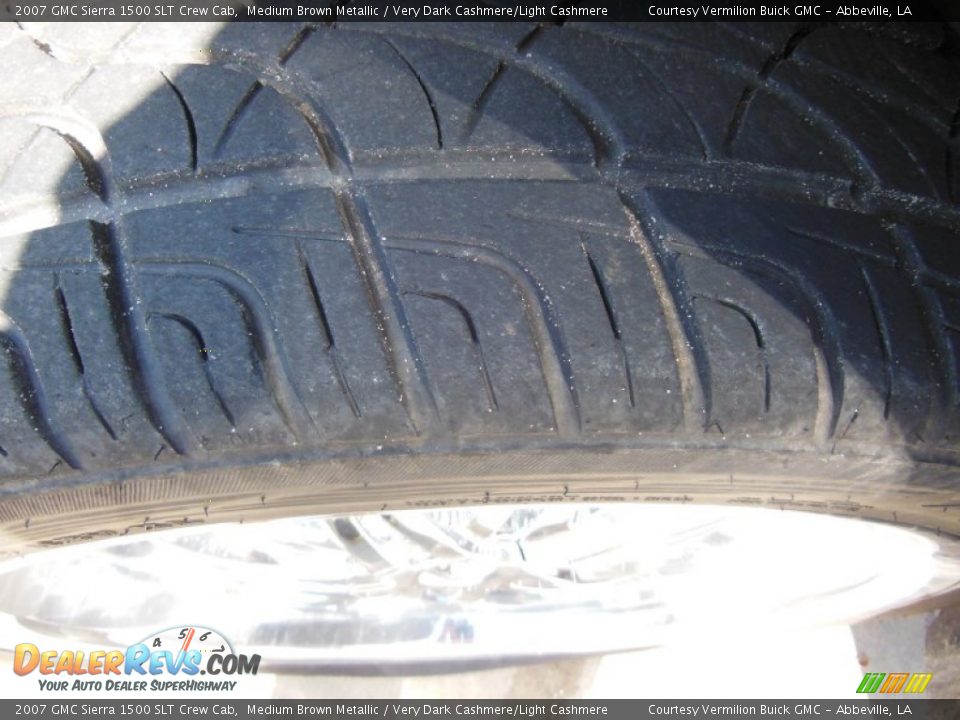 2007 GMC Sierra 1500 SLT Crew Cab Medium Brown Metallic / Very Dark Cashmere/Light Cashmere Photo #18