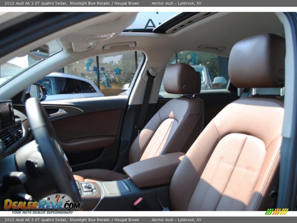 Front Seat of 2012 Audi A6 3.0T quattro Sedan Photo #14