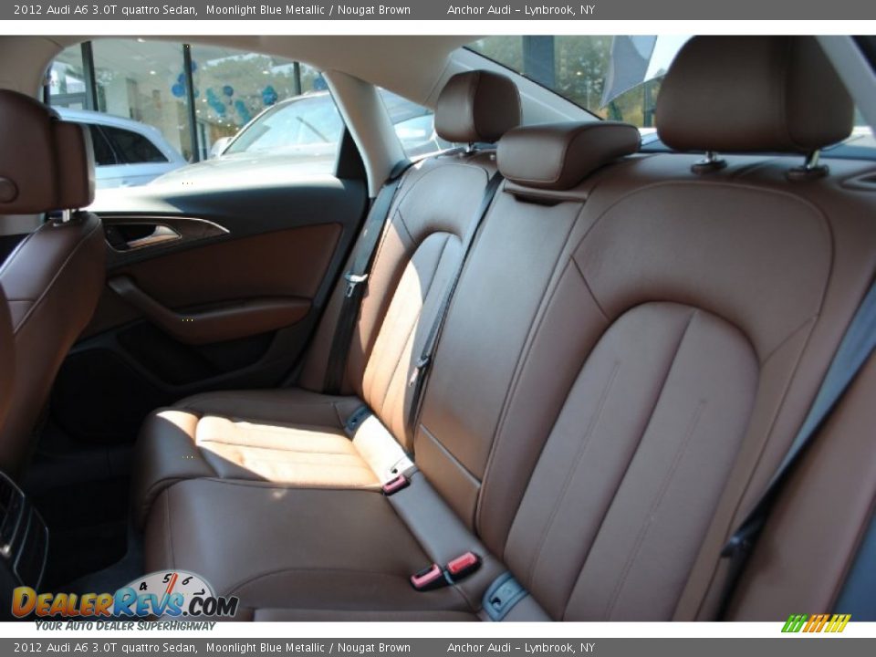 Rear Seat of 2012 Audi A6 3.0T quattro Sedan Photo #15