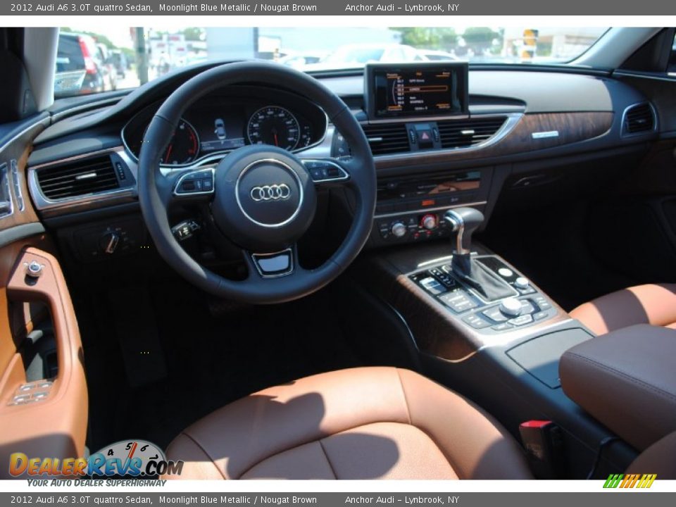 Nougat Brown Interior 2012 Audi A6 3 0t Quattro Sedan