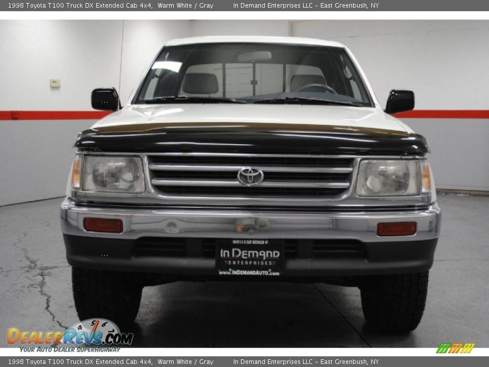 1998 Toyota T100 Truck DX Extended Cab 4x4 Warm White / Gray Photo #4