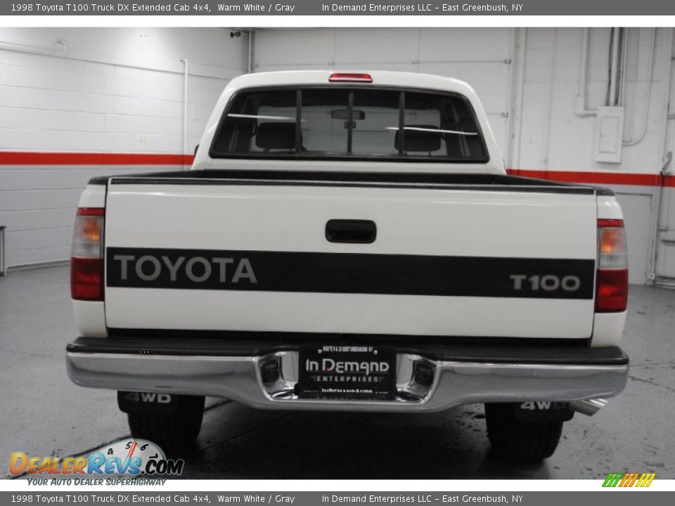 1998 Toyota T100 Truck DX Extended Cab 4x4 Warm White / Gray Photo #12