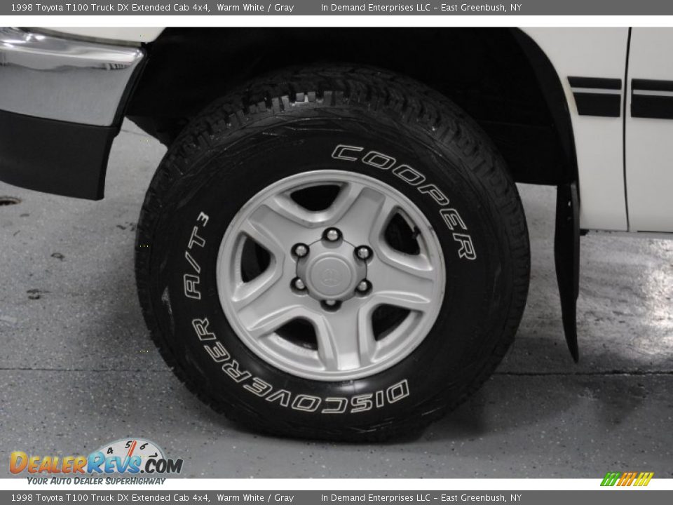 1998 Toyota T100 Truck DX Extended Cab 4x4 Warm White / Gray Photo #22
