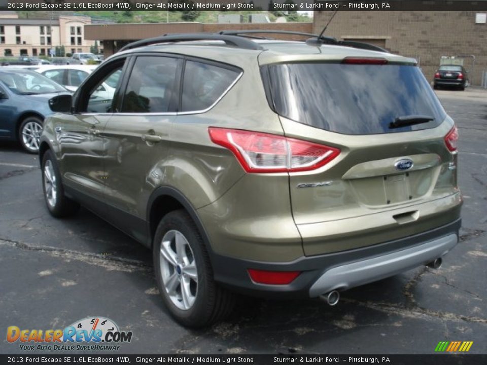 2013 Ford Escape SE 1.6L EcoBoost 4WD Ginger Ale Metallic / Medium Light Stone Photo #4