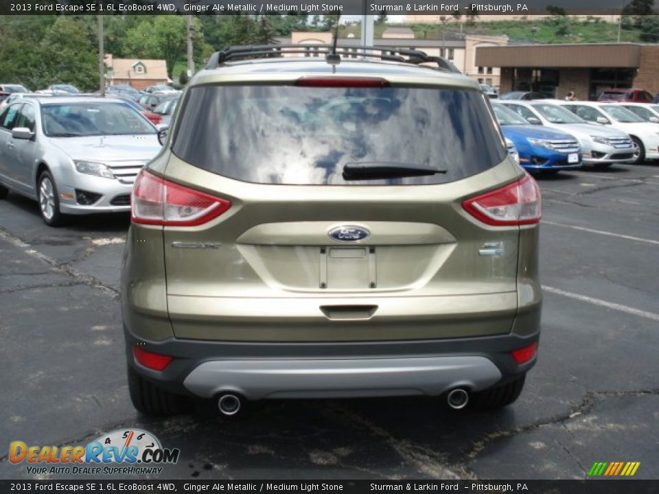 2013 Ford Escape SE 1.6L EcoBoost 4WD Ginger Ale Metallic / Medium Light Stone Photo #5