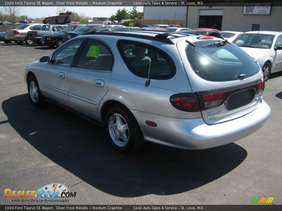 1999 Ford Taurus SE Wagon Silver Frost Metallic / Medium Graphite Photo #2