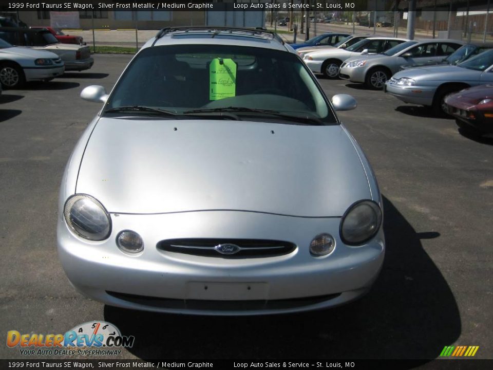 1999 Ford Taurus SE Wagon Silver Frost Metallic / Medium Graphite Photo #7