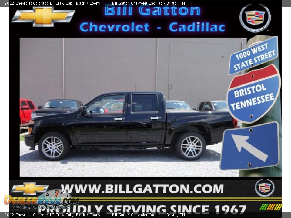 2012 Chevrolet Colorado LT Crew Cab Black / Ebony Photo #1