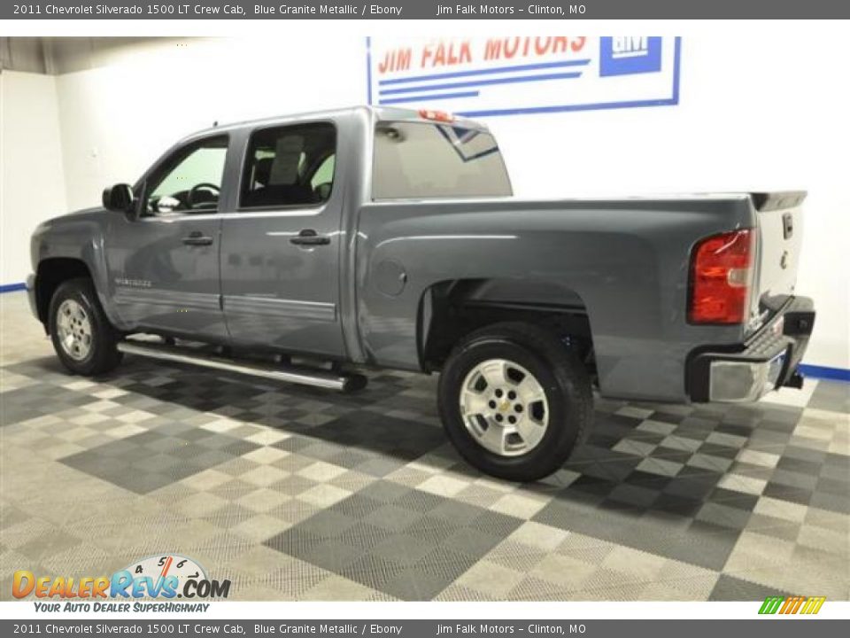 2011 Chevrolet Silverado 1500 LT Crew Cab Blue Granite Metallic / Ebony Photo #6