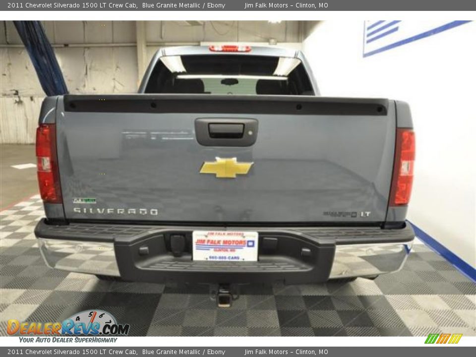 2011 Chevrolet Silverado 1500 LT Crew Cab Blue Granite Metallic / Ebony Photo #7