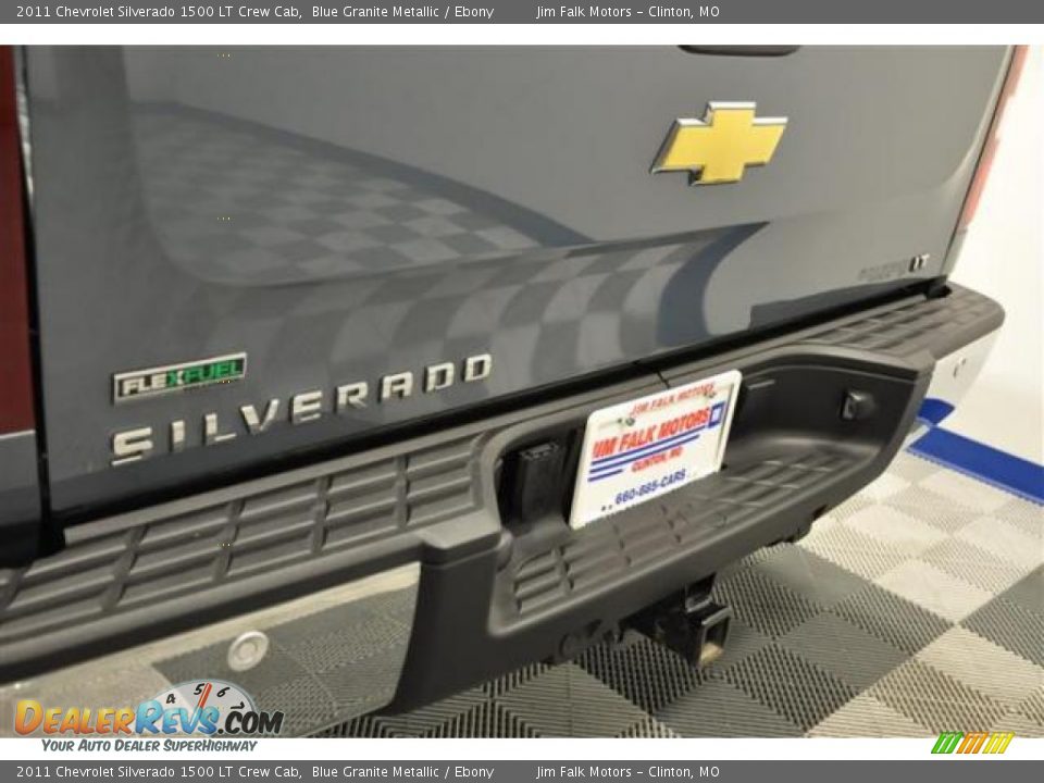 2011 Chevrolet Silverado 1500 LT Crew Cab Blue Granite Metallic / Ebony Photo #8