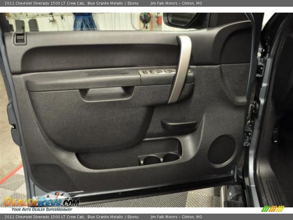 2011 Chevrolet Silverado 1500 LT Crew Cab Blue Granite Metallic / Ebony Photo #10