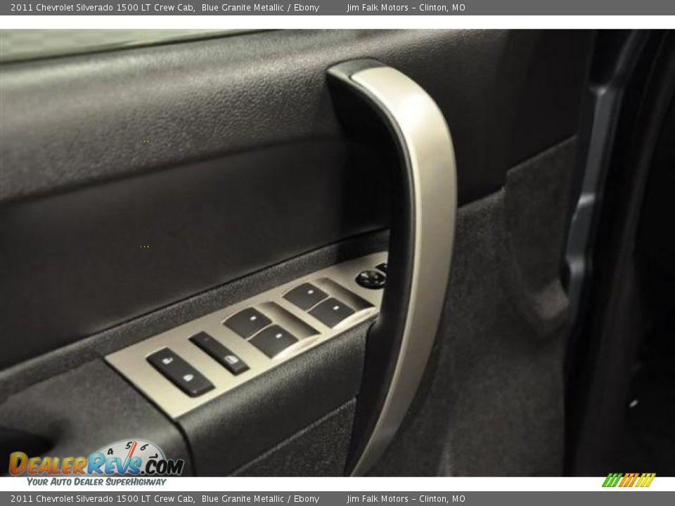 2011 Chevrolet Silverado 1500 LT Crew Cab Blue Granite Metallic / Ebony Photo #11