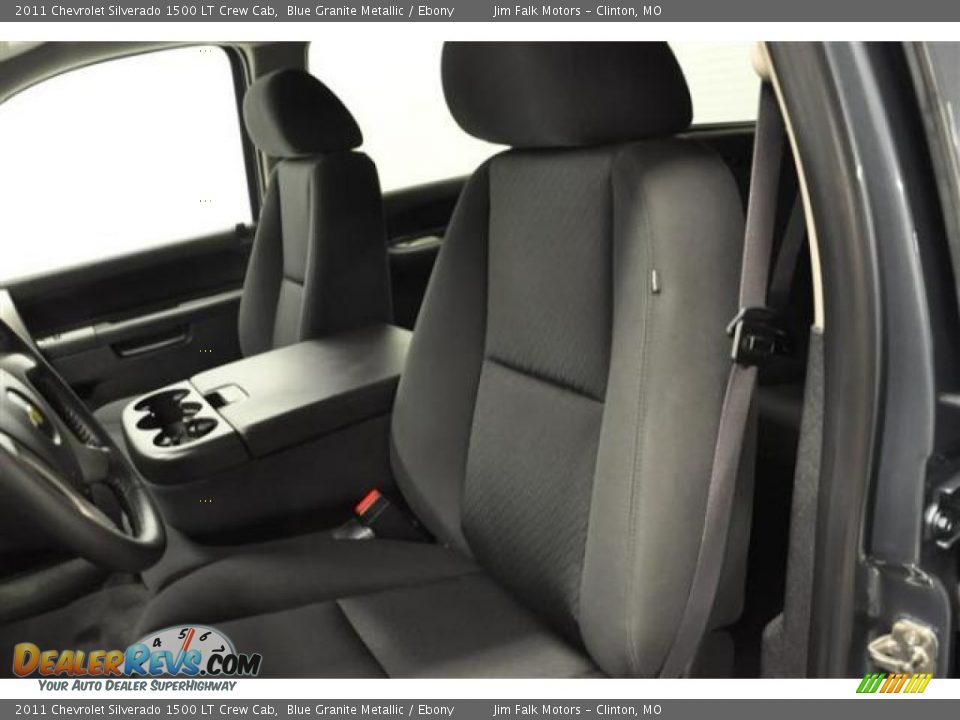 2011 Chevrolet Silverado 1500 LT Crew Cab Blue Granite Metallic / Ebony Photo #13