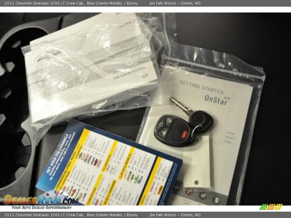 2011 Chevrolet Silverado 1500 LT Crew Cab Blue Granite Metallic / Ebony Photo #23