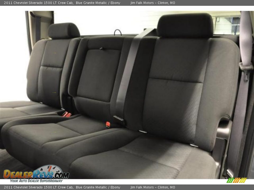 2011 Chevrolet Silverado 1500 LT Crew Cab Blue Granite Metallic / Ebony Photo #25