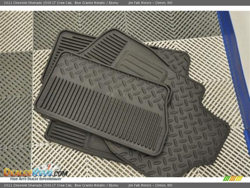 2011 Chevrolet Silverado 1500 LT Crew Cab Blue Granite Metallic / Ebony Photo #27