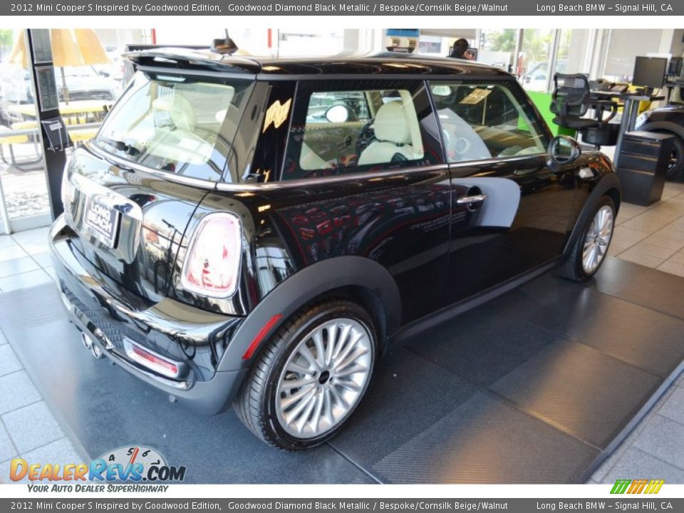 2012 Mini Cooper S Inspired by Goodwood Edition Goodwood Diamond Black Metallic / Bespoke/Cornsilk Beige/Walnut Photo #3