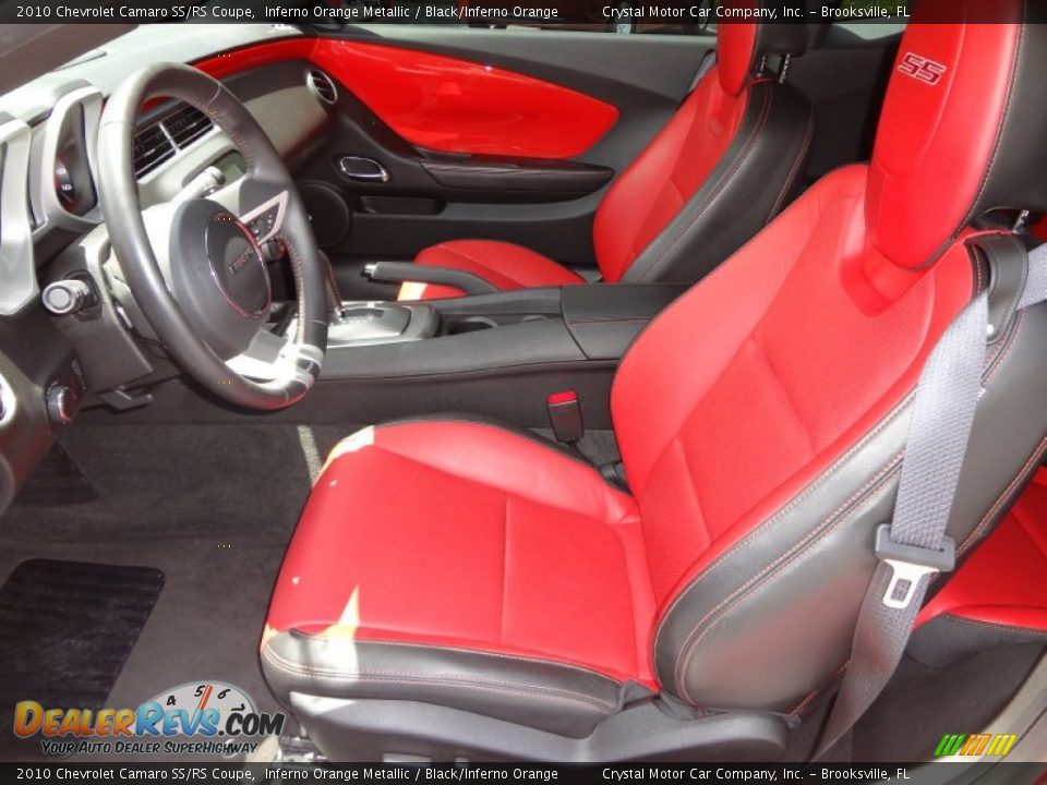 Front Seat of 2010 Chevrolet Camaro SS/RS Coupe Photo #4