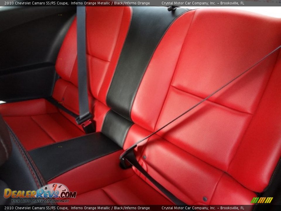 Rear Seat of 2010 Chevrolet Camaro SS/RS Coupe Photo #5
