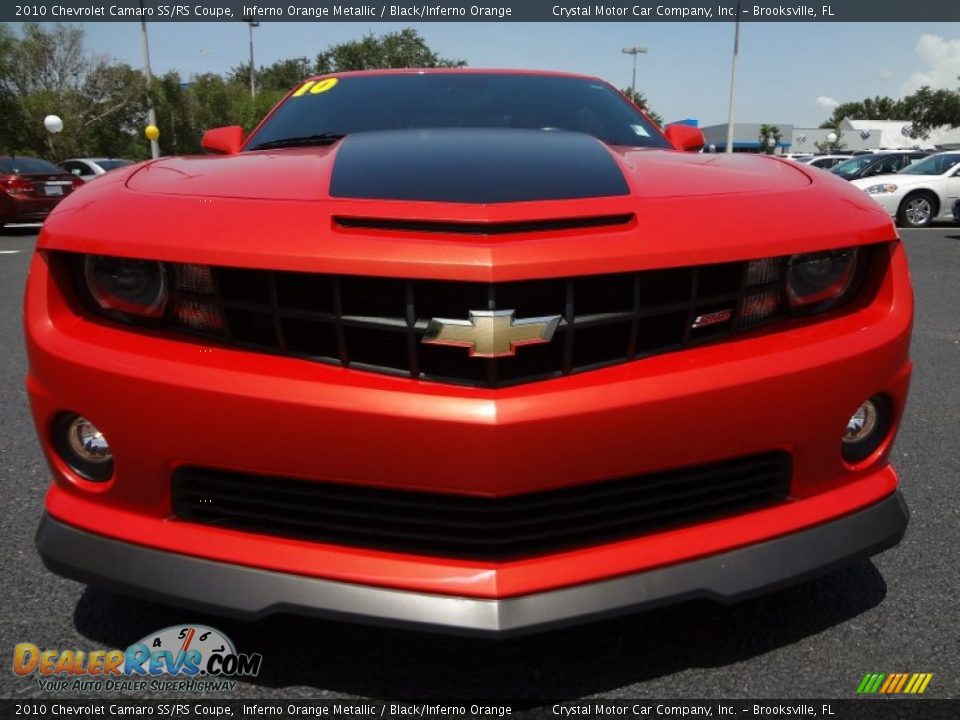 Inferno Orange Metallic 2010 Chevrolet Camaro SS/RS Coupe Photo #13