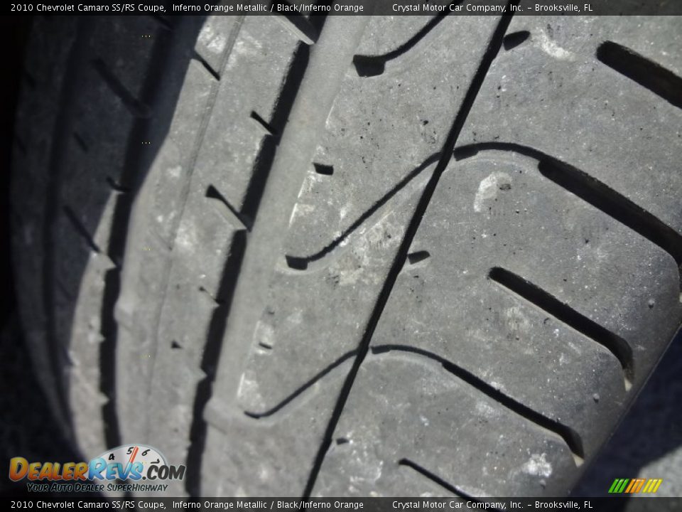 2010 Chevrolet Camaro SS/RS Coupe Inferno Orange Metallic / Black/Inferno Orange Photo #16