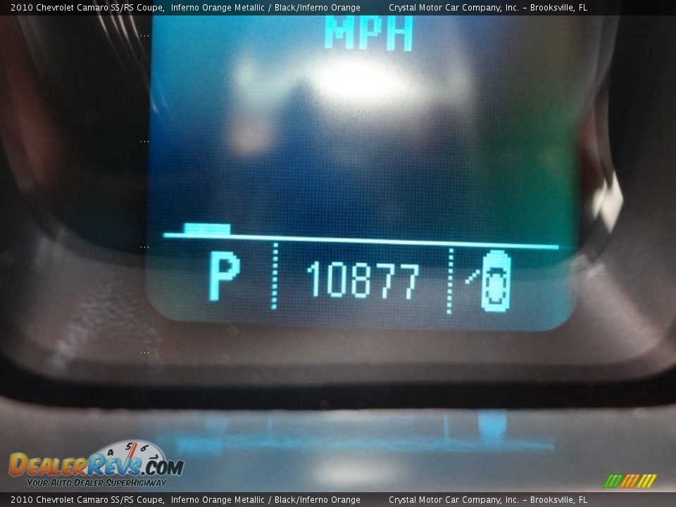 2010 Chevrolet Camaro SS/RS Coupe Inferno Orange Metallic / Black/Inferno Orange Photo #19
