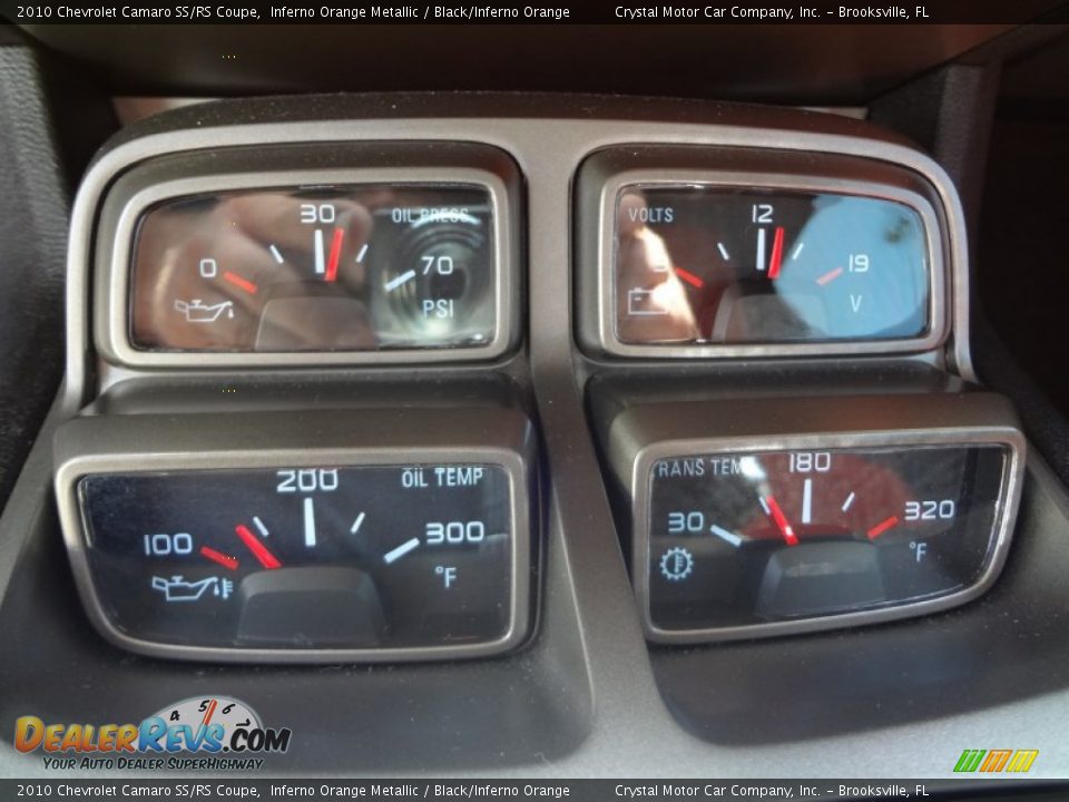 2010 Chevrolet Camaro SS/RS Coupe Gauges Photo #23