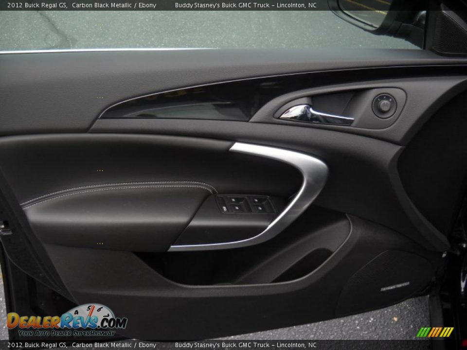 2012 Buick Regal GS Carbon Black Metallic / Ebony Photo #7