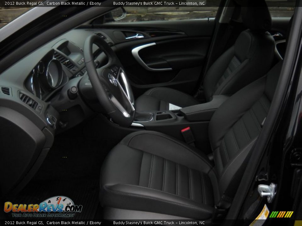 2012 Buick Regal GS Carbon Black Metallic / Ebony Photo #9