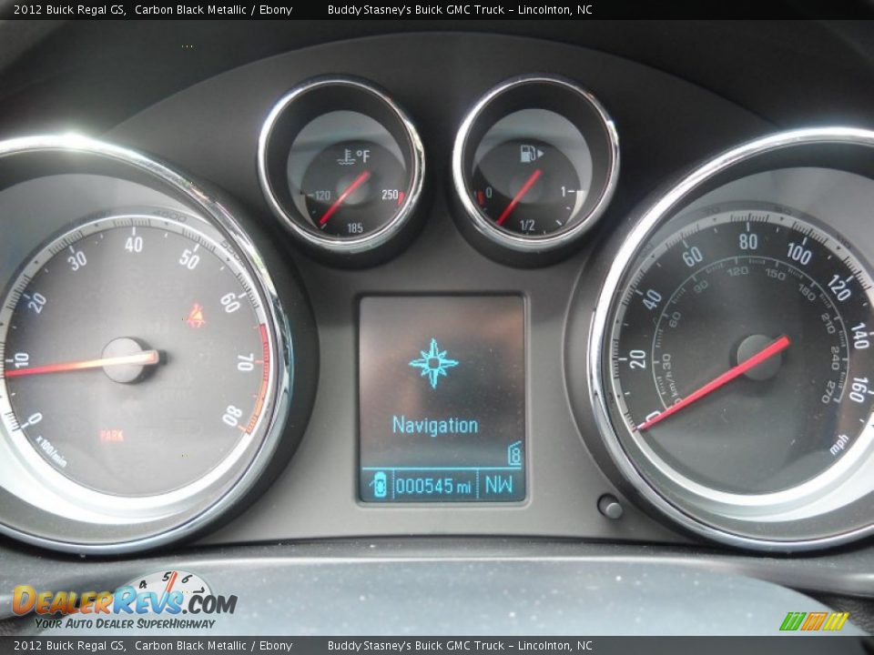 2012 Buick Regal GS Gauges Photo #17