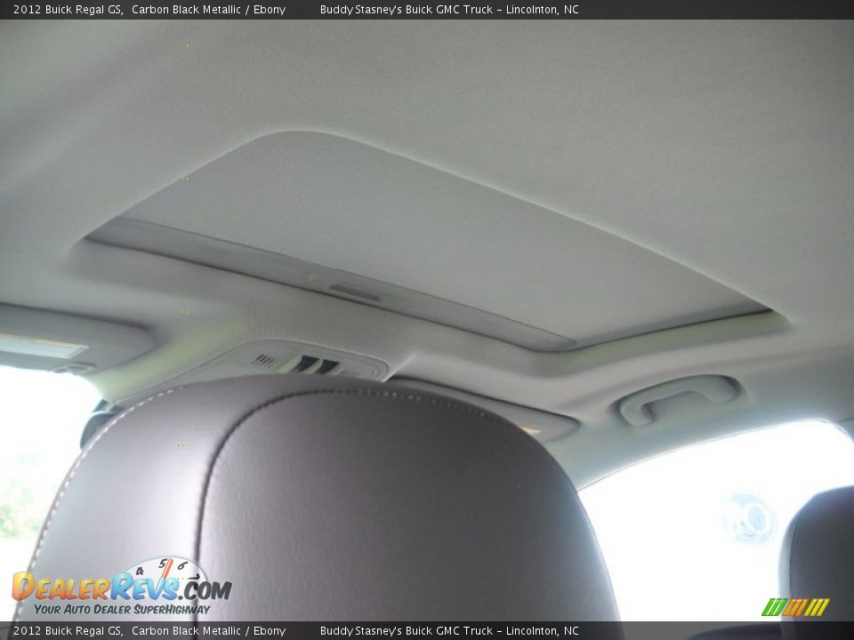 2012 Buick Regal GS Carbon Black Metallic / Ebony Photo #21