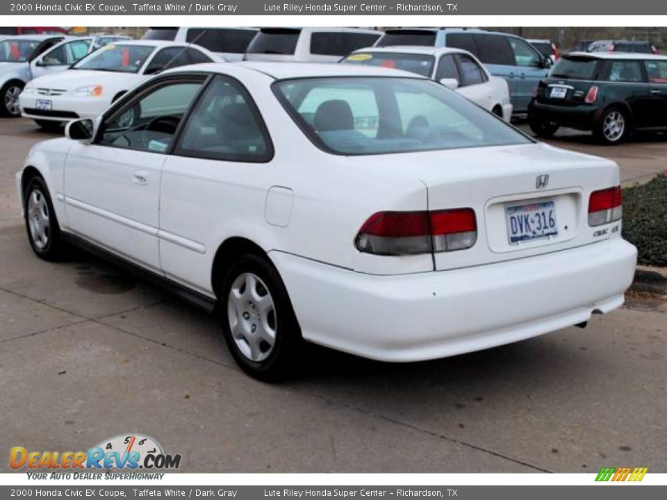 2000 Honda civic white #2