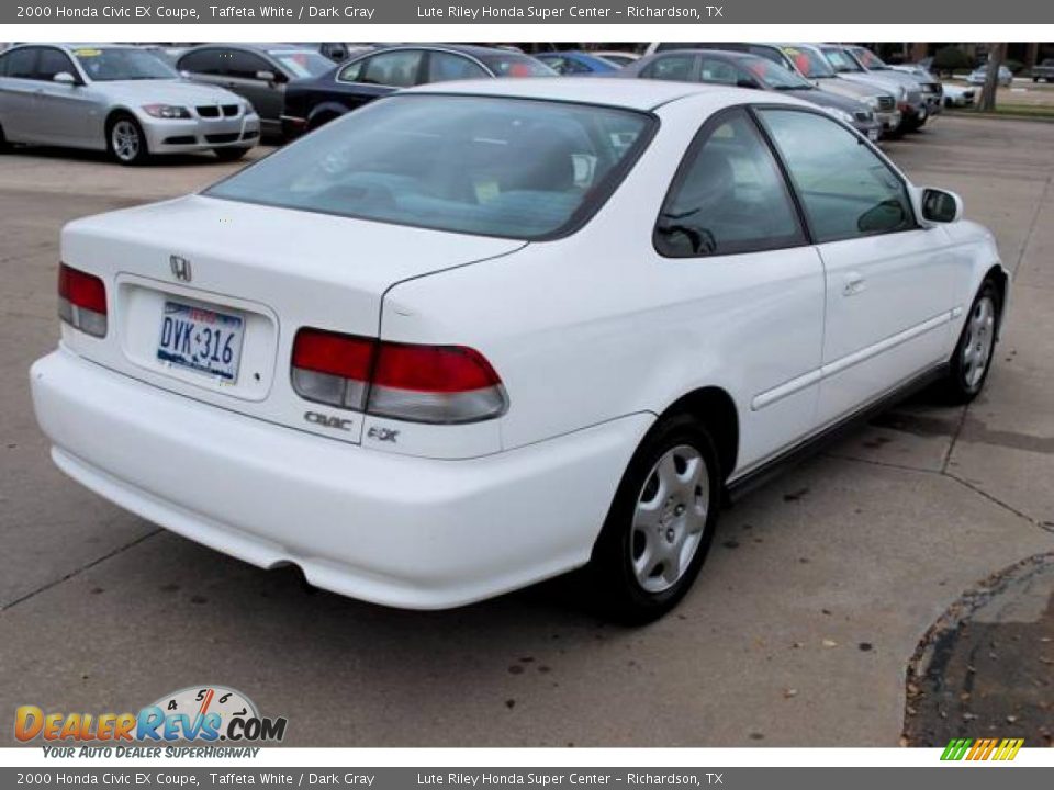 2000 Honda civic ex white #6