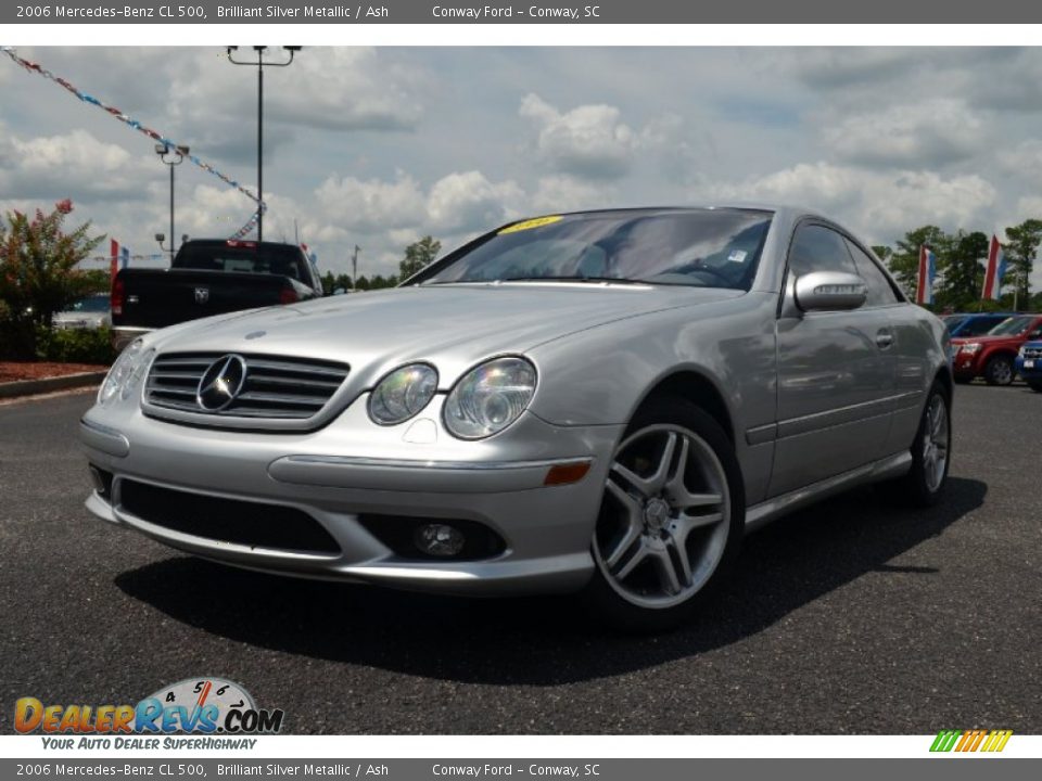 2006 Mercedes-Benz CL 500 Brilliant Silver Metallic / Ash Photo #1