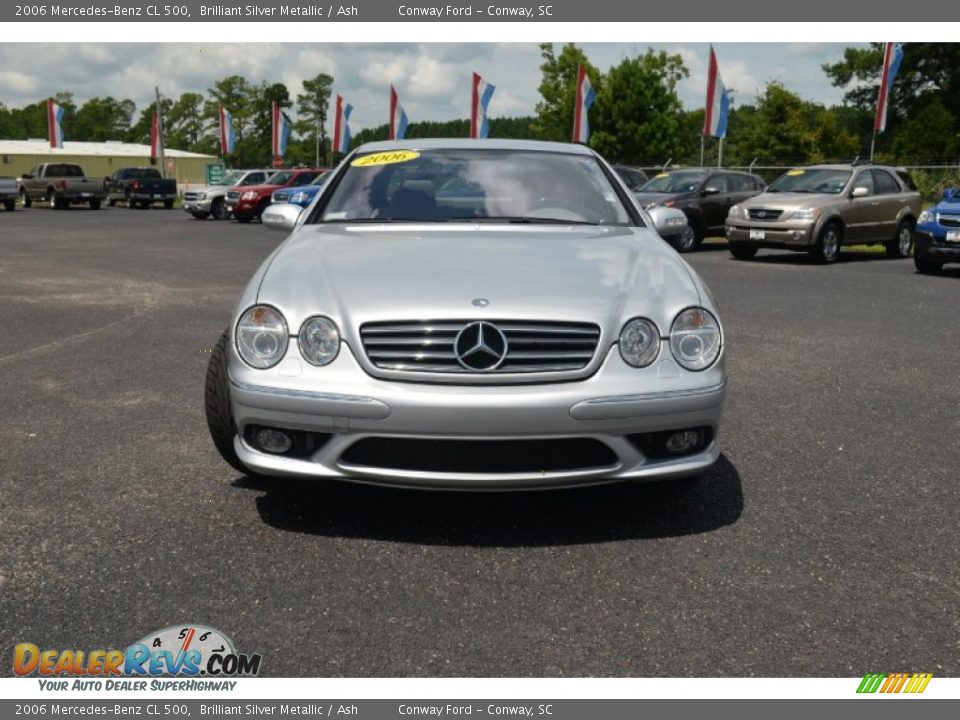 2006 Mercedes-Benz CL 500 Brilliant Silver Metallic / Ash Photo #2