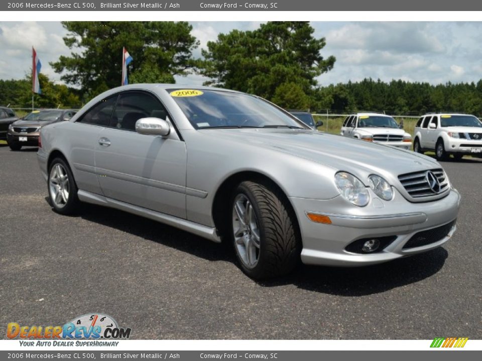 2006 Mercedes-Benz CL 500 Brilliant Silver Metallic / Ash Photo #3