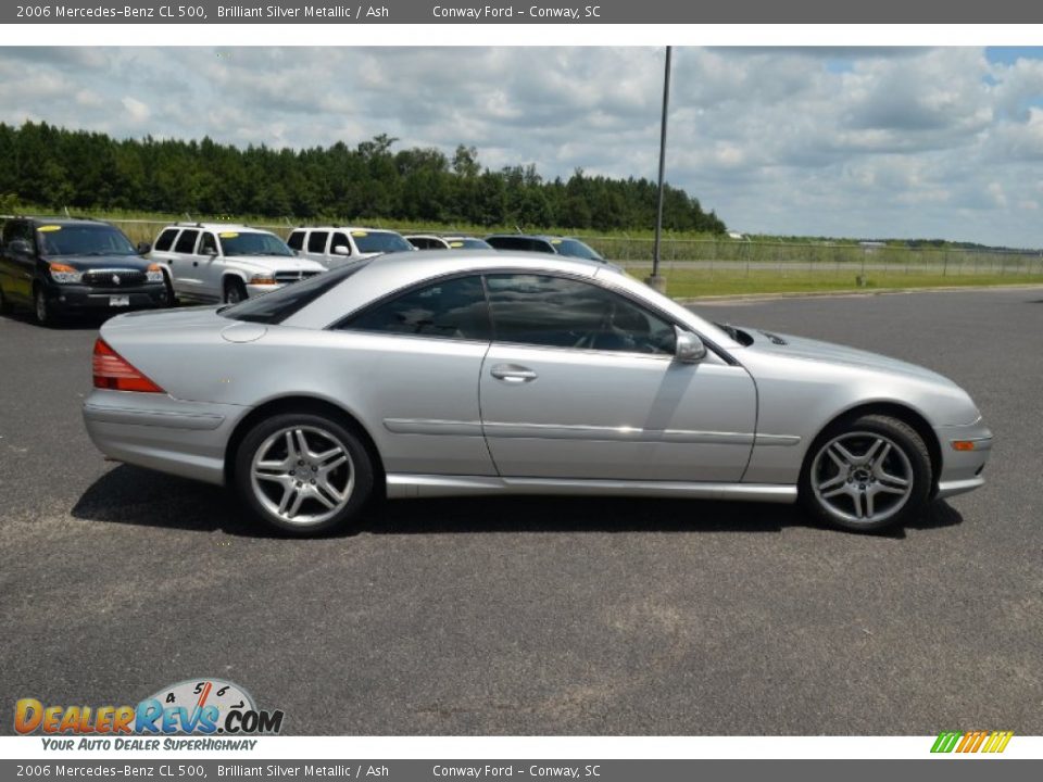 Brilliant Silver Metallic 2006 Mercedes-Benz CL 500 Photo #4