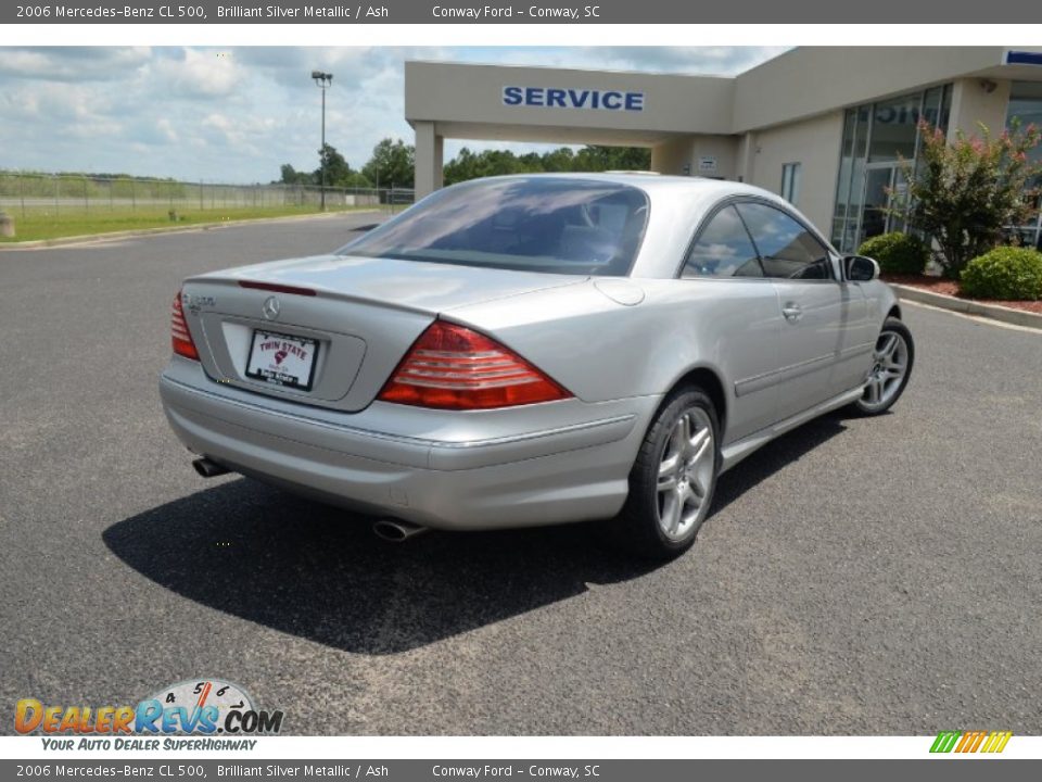 2006 Mercedes-Benz CL 500 Brilliant Silver Metallic / Ash Photo #5