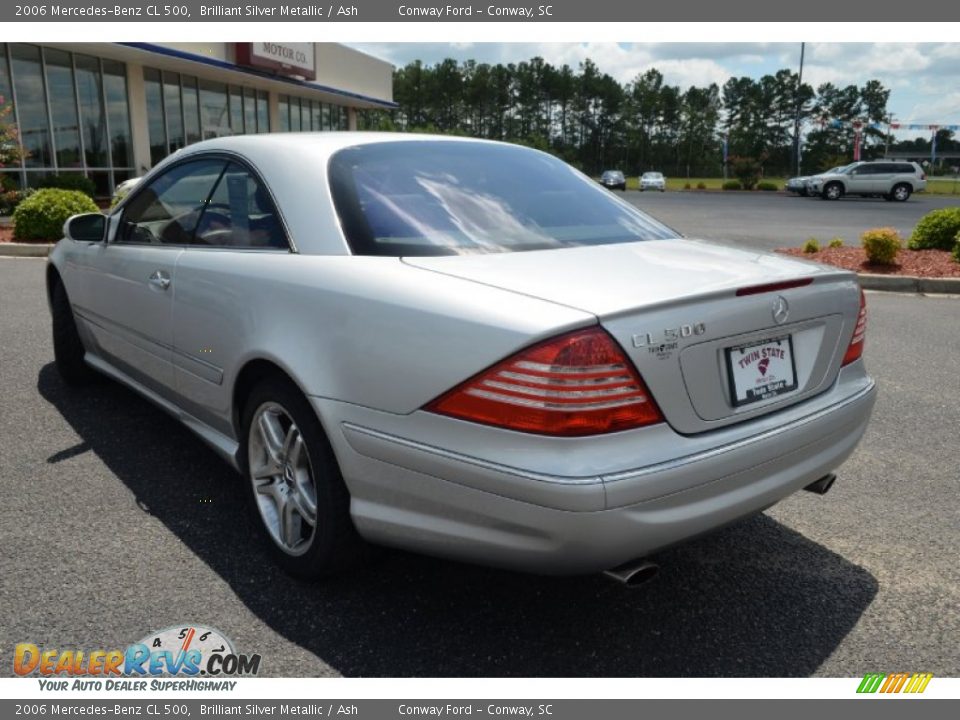 2006 Mercedes-Benz CL 500 Brilliant Silver Metallic / Ash Photo #7