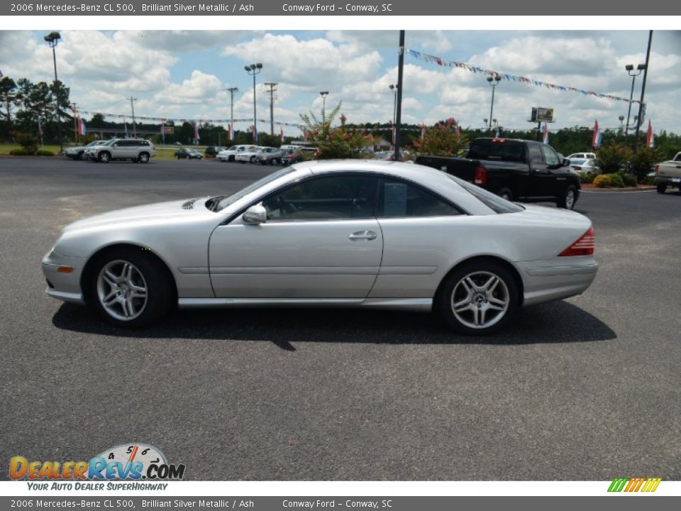 2006 Mercedes-Benz CL 500 Brilliant Silver Metallic / Ash Photo #8
