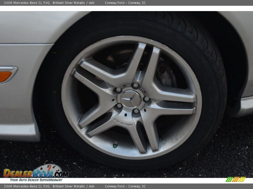 2006 Mercedes-Benz CL 500 Brilliant Silver Metallic / Ash Photo #9