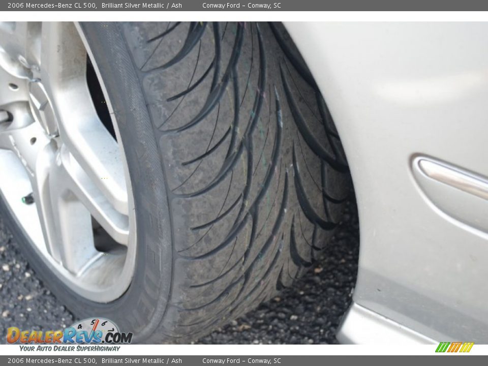 2006 Mercedes-Benz CL 500 Brilliant Silver Metallic / Ash Photo #10