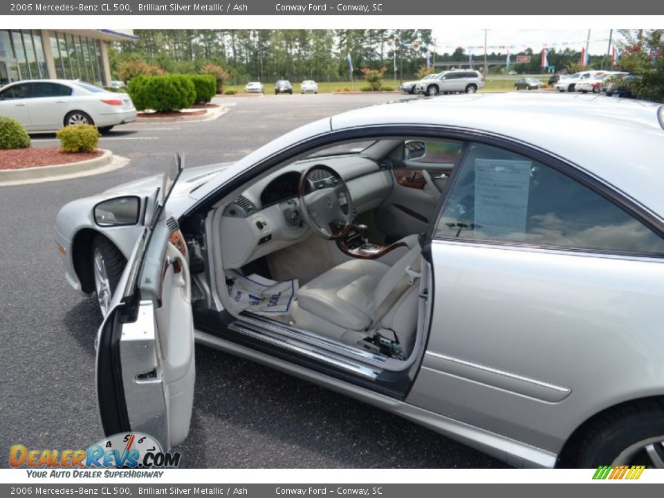 2006 Mercedes-Benz CL 500 Brilliant Silver Metallic / Ash Photo #11