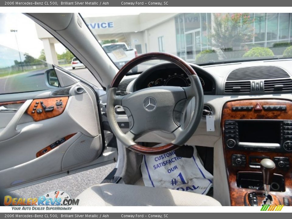 2006 Mercedes-Benz CL 500 Brilliant Silver Metallic / Ash Photo #16