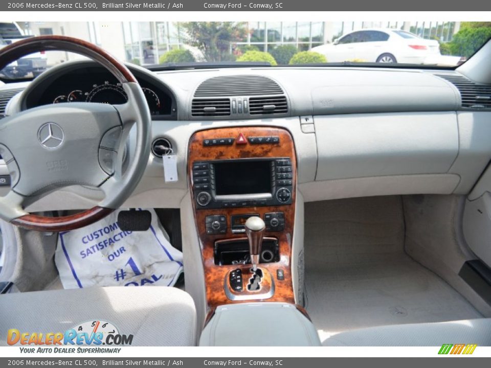 2006 Mercedes-Benz CL 500 Brilliant Silver Metallic / Ash Photo #17