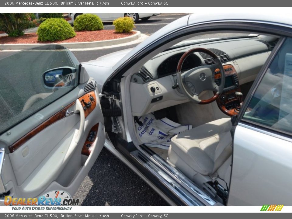 2006 Mercedes-Benz CL 500 Brilliant Silver Metallic / Ash Photo #21